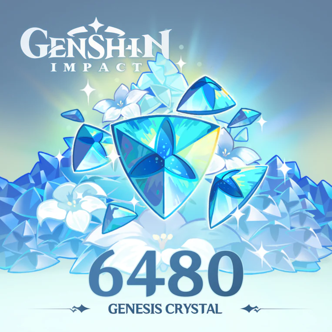 Купить Донат Genshin Impact 6480 Genesis Crystals - игровая валюта с  пожизненной гарантией. Безопасная оплата и накопительные скидки