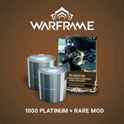 Донат Warframe 1000 Платины + редкий мод - игровая валюта