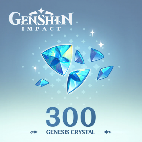 Донат Genshin Impact 300 Genesis Crystals - игровая валюта
