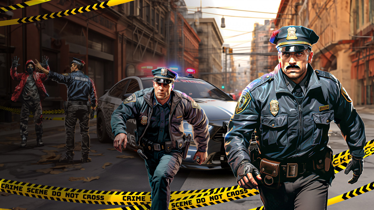 City Police Simulator - Cop Car Games & Shooter