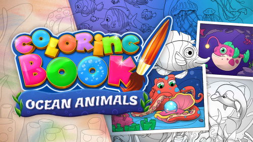 Coloring Book: Ocean Animals фото 2 Coloring Book: Ocean Animals фото 2