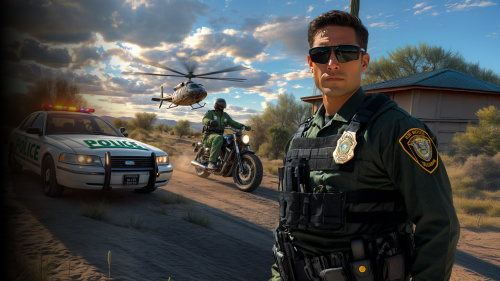 POLICE BORDER CONTRABAND PATROL