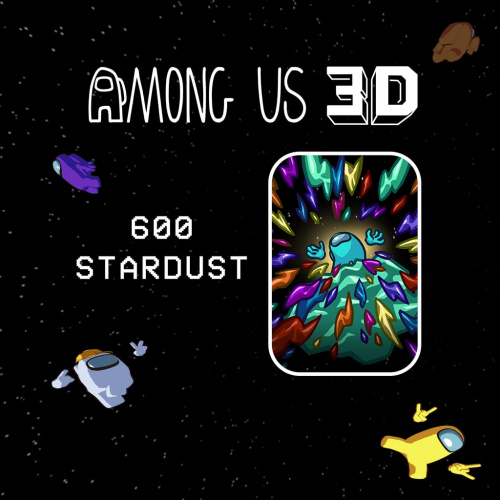 Among Us 3D — 400 ед. звездной пыли (БОНУС: +200) Among Us 3D — 400 ед. звездной пыли (БОНУС: +200)