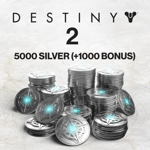 5000 ед. серебра Destiny 2 (+1000 ед. в подарок) 5000 ед. серебра Destiny 2 (+1000 ед. в подарок)