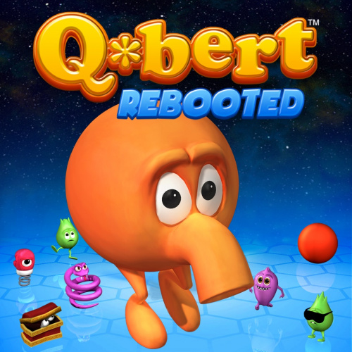 A Q*bert: Rebooted Game and Pixels Theme Bundle