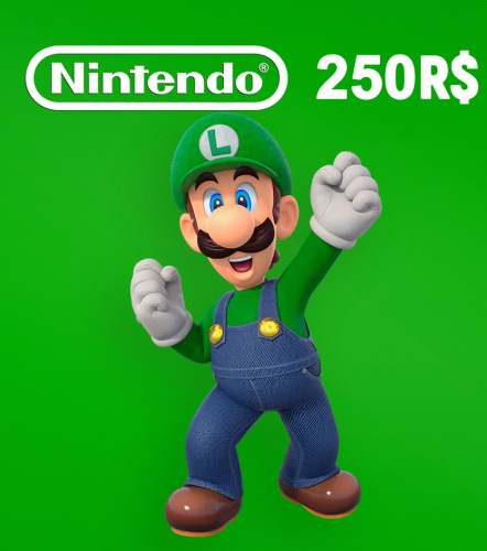 Nintendo eShop Бразилия 250R$ - карта пополнения