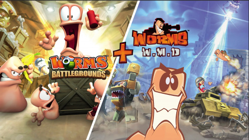 Worms Battlegrounds + Worms W.M.D