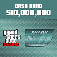 Деньги PS5 GTA Online: Megalodon Shark Cash Card - игровая валюта