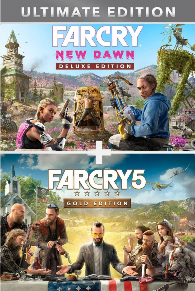 Купить Набор Far Cry® 5 Gold Edition + Far Cry ® New Dawn Deluxe Edition с  пожизненной гарантией. Безопасная оплата и накопительные скидки