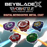 BEYBLADE X EVOBATTLE DIGITAL BEYBOOSTER METAL COAT