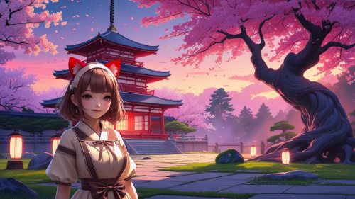 Anime Waifu Simulator: Sakura Garden