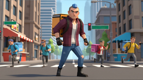 Delivery Dash: Battle Couriers