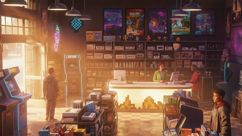 Retro Geek Shop Simulator