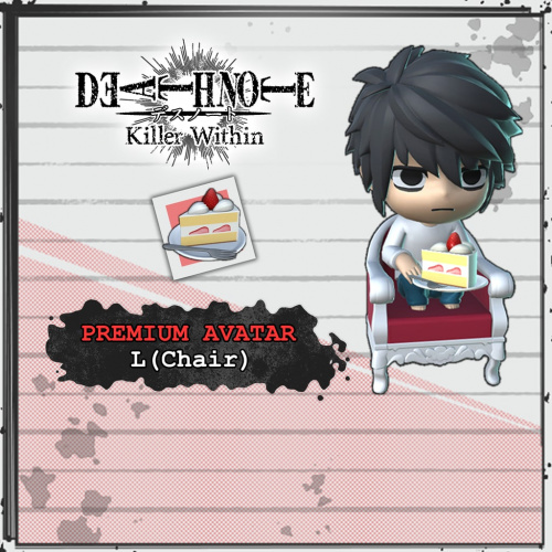 DEATH NOTE Killer Within - Premium Avatar: L (Chair) DEATH NOTE Killer Within - Premium Avatar: L (Chair)