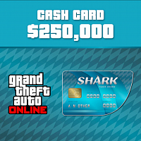 Деньги PS4 GTA Online: Tiger Shark Cash Card - игровая валюта (деньги)