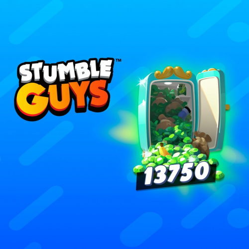 Stumble Guys — 13750 самоцветов Stumble Guys — 13750 самоцветов