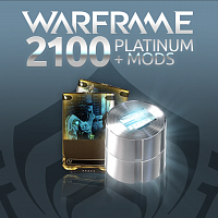 Донат Warframe 2100 платины + 2 редких мода - игровая валюта