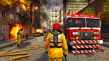 Firefighter Simulator 911 : Car Fire Truck Driver