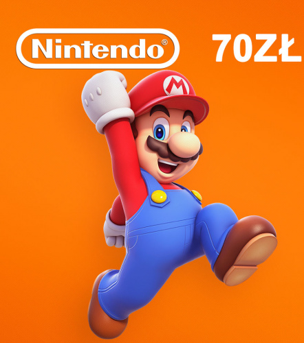 Nintendo eShop Польша 70zł - карта пополнения