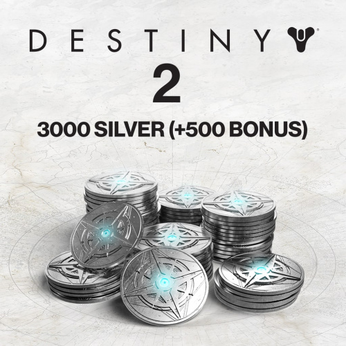 3 000 ед. серебра Destiny 2 (+500 ед. в подарок) 3 000 ед. серебра Destiny 2 (+500 ед. в подарок)