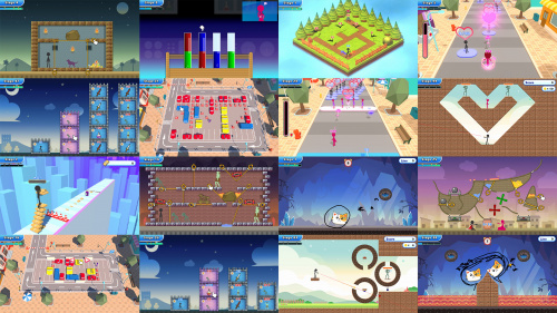 YEAH! YOU WANT "THOSE GAMES," RIGHT? SO HERE YOU GO! NOW, LET'S SEE YOU CLEAR THEM! 1+2