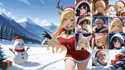 Christmas Bundle: Anime Christmas Uni + Christmas Avatars Christmas Bundle: Anime Christmas Uni + Christmas Avatars