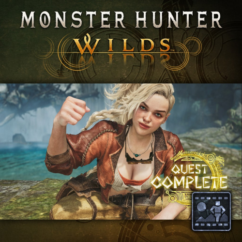 Monster Hunter Wilds - Анимация при выполнении поручения: набор кузнеца Monster Hunter Wilds - Анимация при выполнении поручения: набор кузнеца