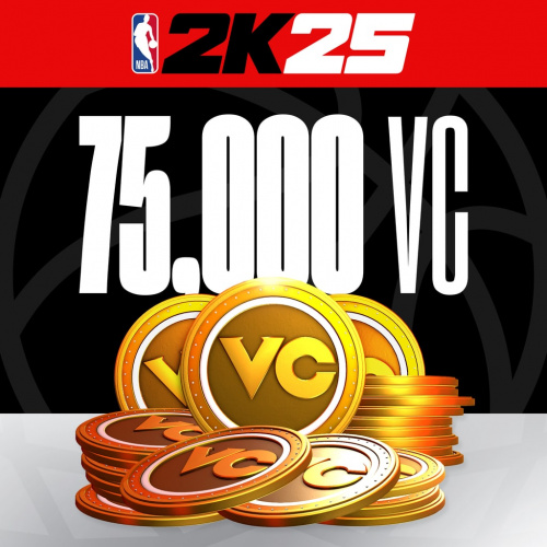 Набор с 75000 виртуальной валюты NBA 2K25 Набор с 75000 виртуальной валюты NBA 2K25