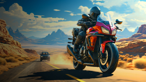 Moto Highway :  Racing Speed Rush