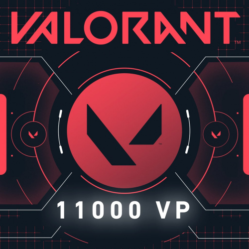 11000 VALORANT Points (1500 бонус + 9500) 11000 VALORANT Points (1500 бонус + 9500)