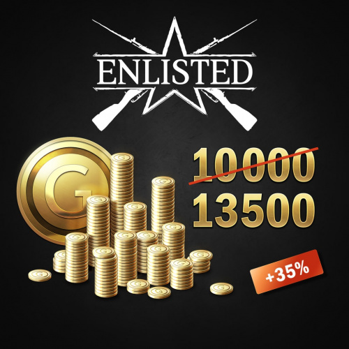 Enlisted -  10000 Золота + 3500 Бонус