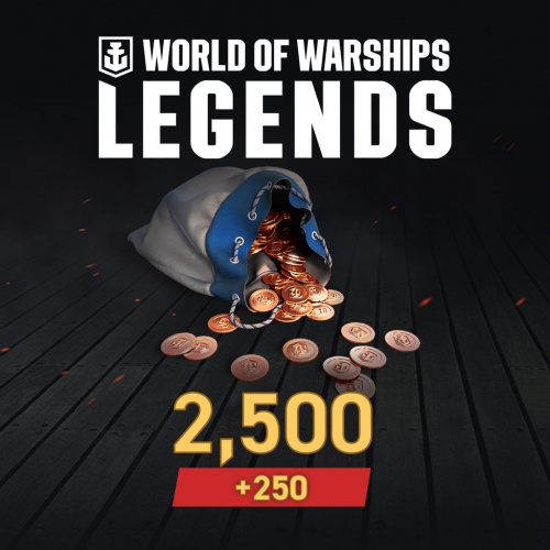 World of Warships: Legends - PS5® 2750 дублонов