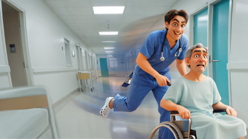 Two Hands Hospital Assistant Simulator