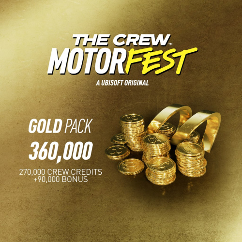 The Crew™ Motorfest: набор "Золото" (360 000 Crew Credits) The Crew™ Motorfest: набор "Золото" (360 000 Crew Credits)