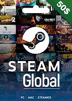 Steam карта пополнения 50$