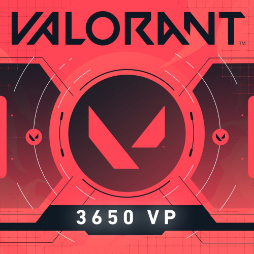 3650 VALORANT Points (325 бонус + 3325)