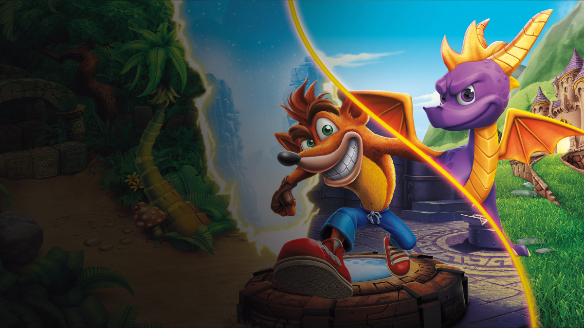 Spyro crash. Спайро ремастер. Spyro reignited Trilogy. Спайро на ps4. Crash Bandicoot.