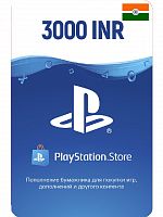 PlayStation карта пополнения 3000 INR (Индия)