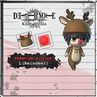 DEATH NOTE Killer Within - Premium Avatar: L (Reindeer)