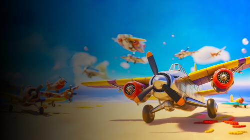 Toy Airplane Race Simulator