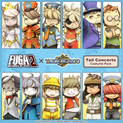 Fuga: Melodies of Steel 2 — Набор костюмов «Tail Concerto» Fuga: Melodies of Steel 2 — Набор костюмов «Tail Concerto»