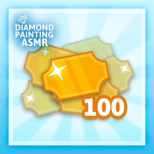 Diamond Painting ASMR - 100 Tickets Diamond Painting ASMR - 100 Tickets