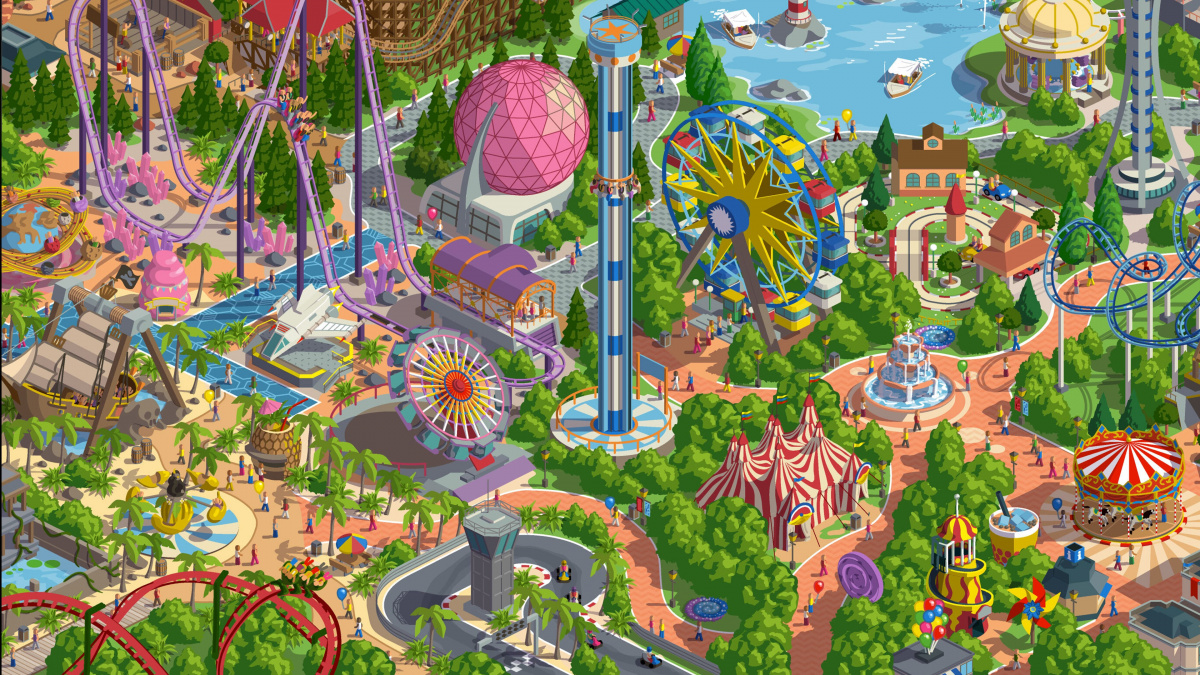 Купить RollerCoaster Tycoon Adventures Deluxe с пожизненной гарантией.  Безопасная оплата и накопительные скидки