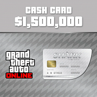 Деньги PS4 GTA Online: Great White Shark Cash Card - игровая валюта