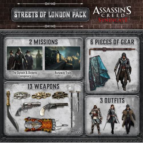 Assassin's Creed Синдикат - Набор 'Улицы Лондона' Assassin's Creed Синдикат - Набор 'Улицы Лондона'