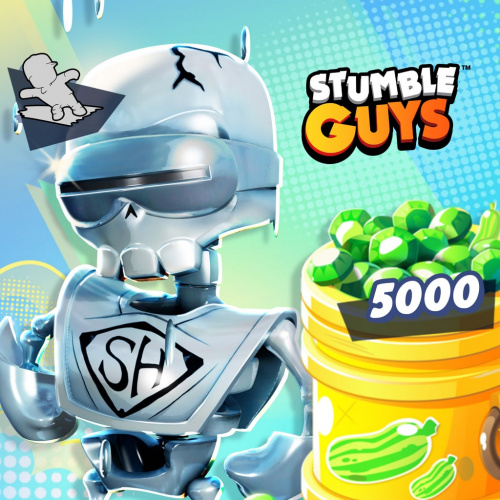 Stumble Guys — Комплект Silver Skeleton - PS5™