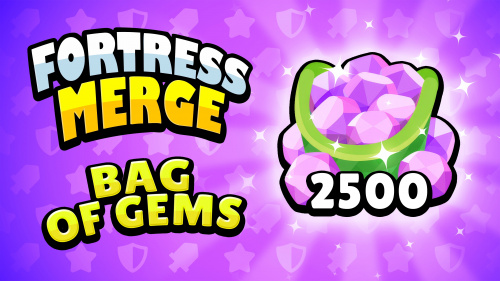 Fortress Merge: Bag of Gems - 2500 фото 2