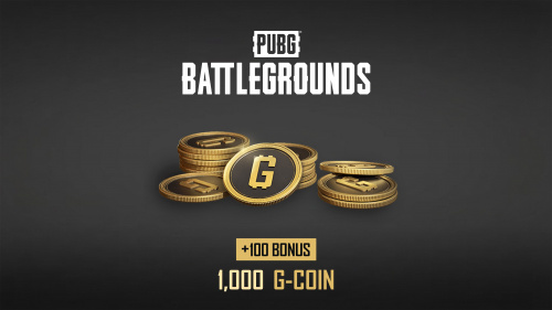 PUBG - 1000 G-Coin (+100 бонусных) фото 2