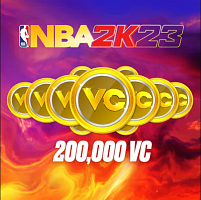 Донат NBA 2K23 200000 VC - игровая валюта