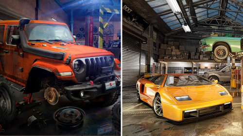 Offroad Mechanic Simulator & Car Mechanic Simulator 2021